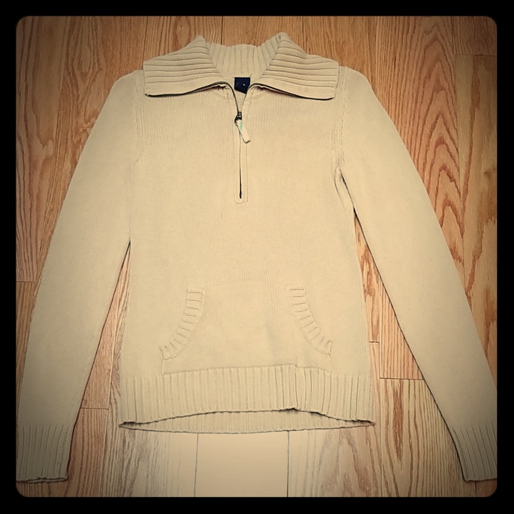 Cream pullover sweater